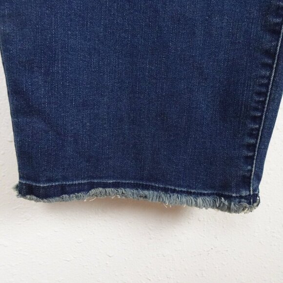 Democracy Slim Jeans Women's Plus Size 24W Blue Denim Stretch High Rise Straight - Picture 5 of 13